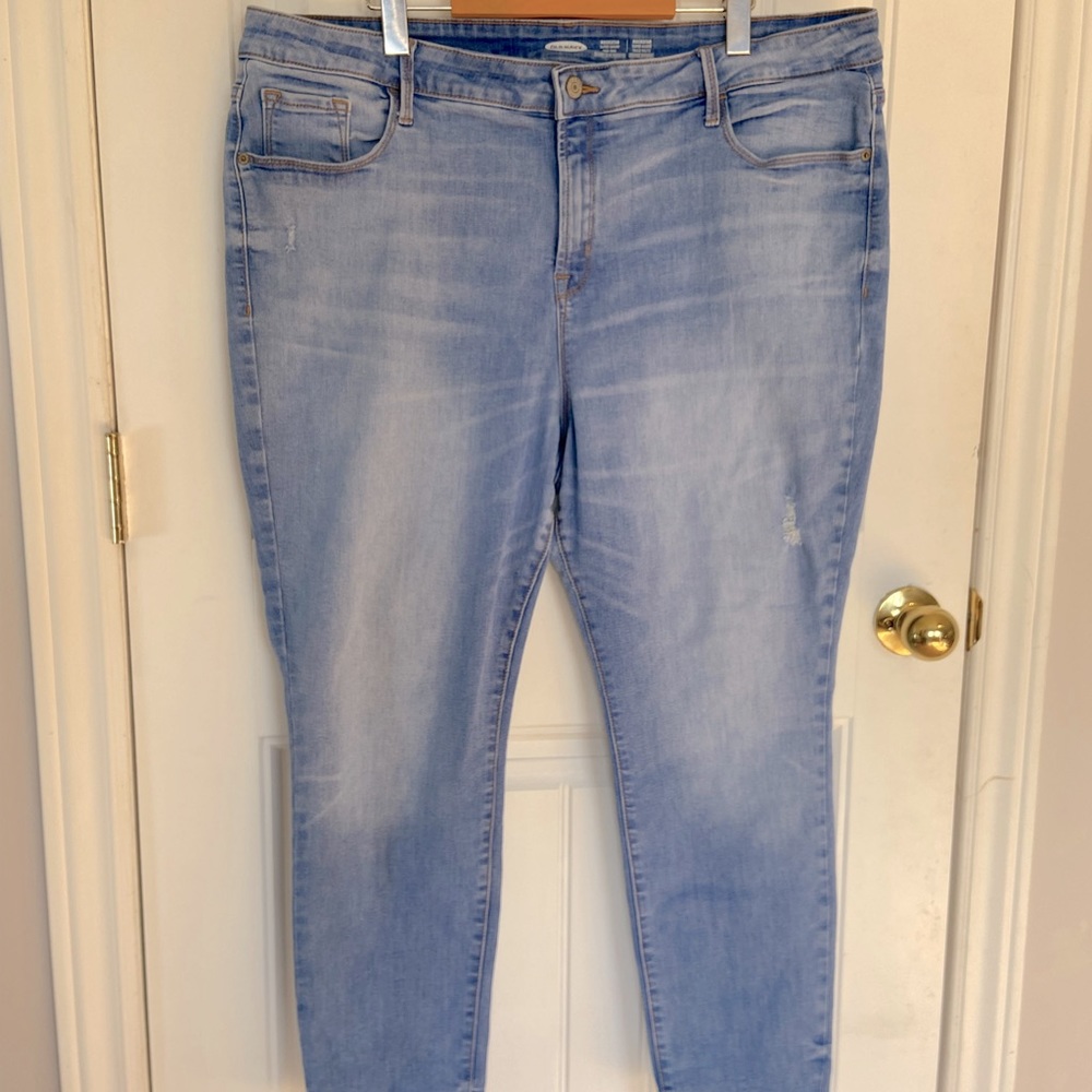 Old navy high rise rockstar super skinny jeans 20